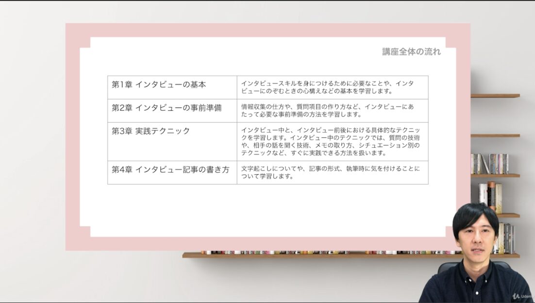 インタビューの実践テクニック100分速習コース
