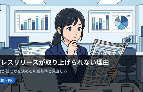 プレスリリースが取り上げられない理由