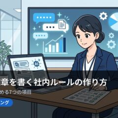 生成AIで文章を書く社内ルールの作り方